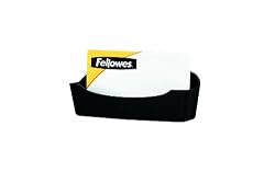 Fellowes Partition Additions Business Card/Paper Clip Holder, 4.125x1.75 Inches, Graphite (75274)