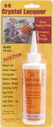 Sakura Hobby Craft - 3-D Crystal Lacquer Refill-4 Ounces