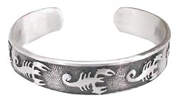 Deadly Scorpion Poisonous Bug Pewter Bracelet