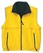 NEW Port Authority - Reversible Terra-Tek Nylon and Fleece Vest Goldnrod/black-L