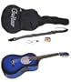38" Blue Acoustic Guitar With Accessories