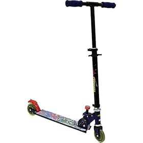 Spiderman Inline Scooter. Black/Red.
