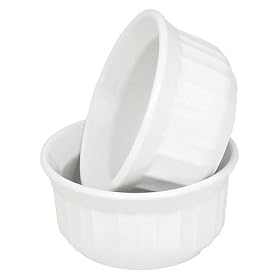 CorningWare French White 4-Ounce Ramekins, Set of 2