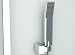 Massage Shower Handbrause f&uuml;r Duschen / Duschwand / Duschpaneel kompatibel mit Duschkopf - Duscharmatur / Armaturen, mit Brauseschlauch und Halterung, Chrom Design, in Dusche und Badewannen einsetzbar