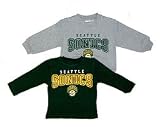 Seattle Supersonics Kids T-Shirt and Sweatshirt 2 pack
