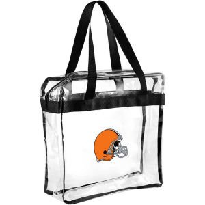 2013 Messenger Bag NFL Football Clear See Thru - Pick Team (Cleveland Browns)