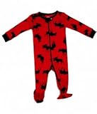 Hatley Moose on Red Footed Coverall