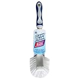 Clean Team Solutions All Purpose Rectangular Brush With Mini ScruBBer Brush, 6 Count Box (Pack of 3)