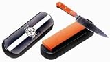 Review Sagetra  / Sanelli IM501CS8 2 Grits Pro. Sharpening Stone 8' 'x2 1/4' 'x1' ' in a Plastic Box with Oil & Sharpening Guide