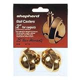 Casters: Shepherd 9308  Stem Metal Ball Casters (2-Pack)