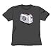 Battlestar Galactica - Toaster Adult T-Shirt In Charcoal, Size: Large