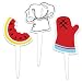 Grill Time Cupcake Picks - Set of 12