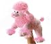poodle16 - Plush Fancy Pink Poodle Body Puppet 12