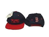 Boston Red Sox MLB Navy with Embroidered Red Sox and Red Bill Adjustable Youth Hat / Cap