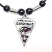Arizona Cardinals Leather Necklace w/Beads & Pewter Pendant - NFL Football Fan Shop Sports Team Merchandise