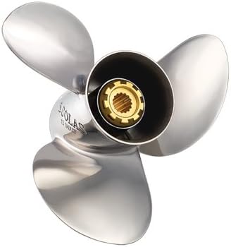 SOLAS New Saturn 11.13" x 13" Pitch Standard Rotation 3 Blade Stainless Steel Boat Propeller