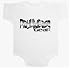 black playwidease gear logo Baby Ultrasoft Onesie