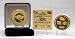 New England Patriots 24KT Gold 3 Time Super Bowl Champions Coin