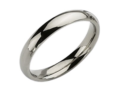 Men's 4mm Comfort Fit Titanium Wedding Band