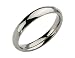 Ladies 4mm Comfort Fit Titanium Wedding Band