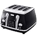 Delonghi icona 4 slice toaster black 1800W