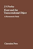 Kant and the transcendental object : a hermeneutic study