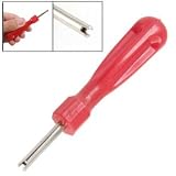 Car Motorcycle Valve Core Removal Tool w Plastic Red Handle by uxcell
