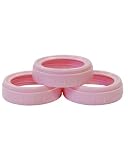 Playtex Baby Drop-Ins Premium Nurser Replacement Nipple Retainer Rings: 3-Pack Light Pink