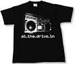 AT THE DRIVE IN - Boombox - Black T-shirt