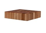 John Boos 24-Inch Square Maple Chinese Chopping Block John Boos 24-Inch Square Maple Chinese Chopping Block