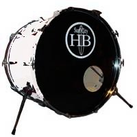 MP tambores Predator 22x16x20 Branco Kick Drum Costa do Pacífico