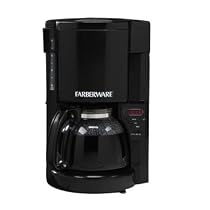 Farberware FSCM100B 10-Cup Programmable Coffeemaker, Black