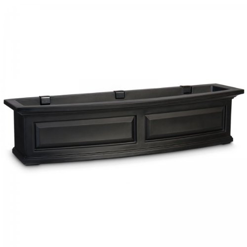 Nantucket 4 Foot Window Box (Black) (10