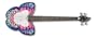 Daisy Rock Butterfly Bass Guitar, Fantasy