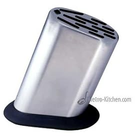 Click here to buy 11 Slot Stainless Steel Block - Global Knives by Global.