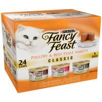 Fancy Feast Poultry & Beef Classic Variety Pack Adult Canned Cat Food Fancy Feast Poultry & Beef Classic Variety Pack Adult Canned Cat Food