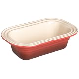 Le Creuset Stoneware Deep-Dish Loaf Pan, Red