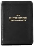 Palm-size Constitution in Black Leather.by Graphic Image - 2.75x3.75