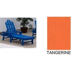 Long Island Chaise Lounge - Tangerine (Tangerine) (38H x 26.50W x 76D) by 