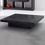Tema Kyoto Square Wood Top Coffee Table