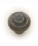 Knob - Round, Ornate Knob in Oil Rubbed Bronze