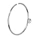 Gauge Stainless Steel Clear Open