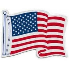 American Flag Inside Static Cling by Magnet Inc.