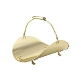 Outdoor Living : UniFlame 21in. Triple Plated Polished Brass Woodbasket W/ Swirl Handle