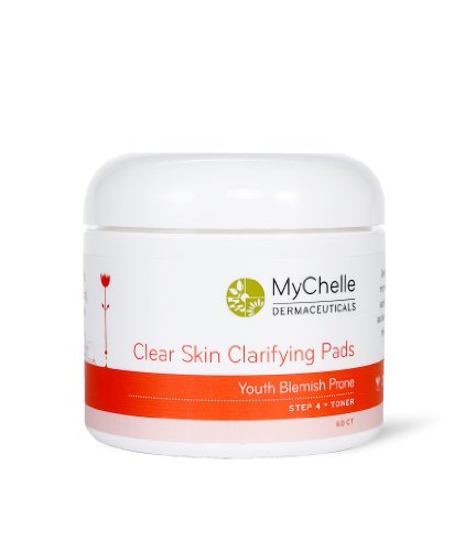  MyChelle Dermaceuticals, Tampon clarifiant pour peau, anti-taches des jeunes, tonifiant, étape 4, compte 60