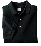 Gildan Ultra Cotton - 7-Ounce Pique Knit Sport Shirt Black-2XL