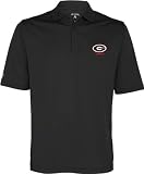 Georgia Bulldogs Black Exceed Desert Dry Polo Shirt