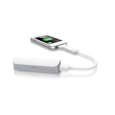 Innergie 2.1 Amp Pocket Cell Portable Pocket Rechargeable Battery and Charger for USB Devices, iPhone 4, iPad, Kindle, Mobile Phones - Includes 3-in-1 USB Cable with Mini USB, Micro USB and Apple 30-pin Connectors (TBP3000A)