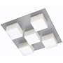 Dainolite 83557A-OBB-OPW 5-Light Ceiling or Wall Fixture, Oil Brushed Bronze/Frosted Glass