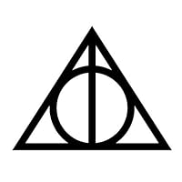 Deathly Hallows Symbol - Harry Potter - Wall Decal